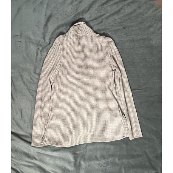 Maurice asymmetrical waffle cardigan Beige Sz XS - Picture 12 of 12